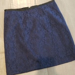 Lacy mini skirt